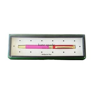 Kate Spade Red & Pink Colorblock Ballpoint Pen